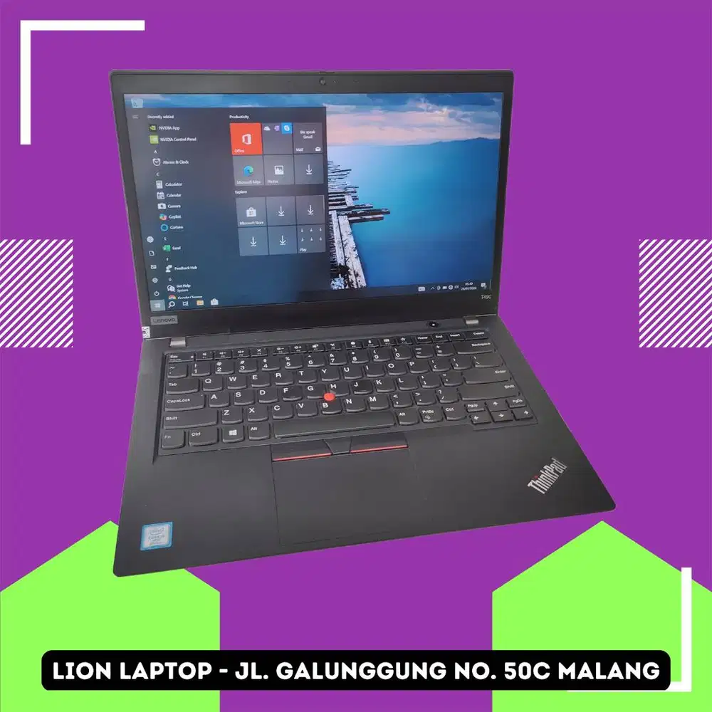 Double VGA NVIDIA Core i5 8/256 Slim Lenovo Thinkpad T490 [05|02]