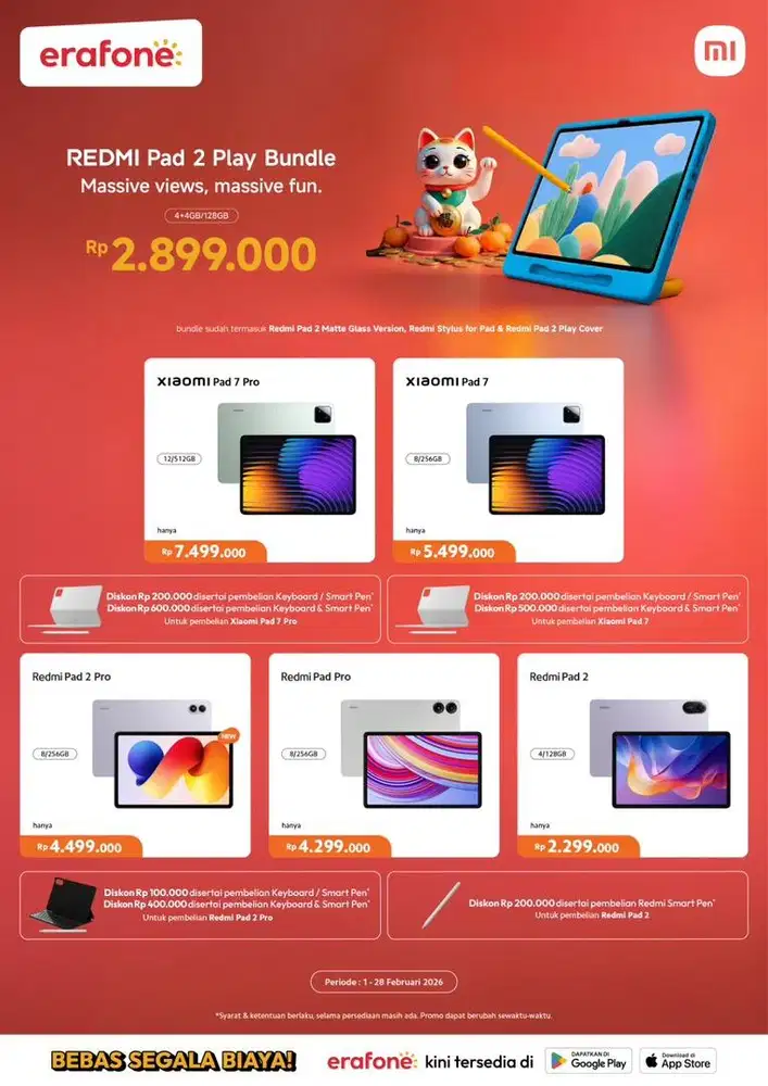 Tab 2jtan ram besar baterai besar