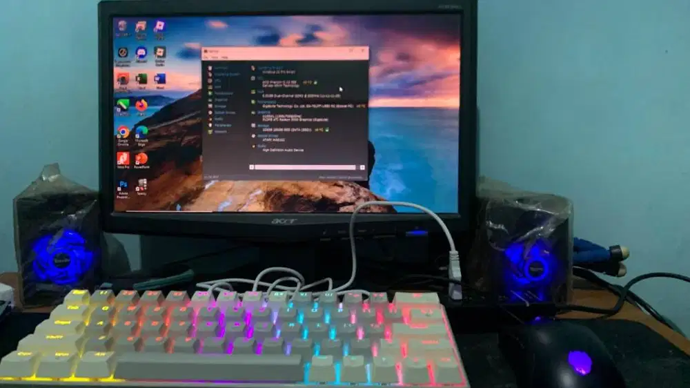 KOMPUTER PC OFFICE FULLSET MURAH