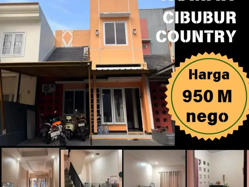 NEGO SAMPAI DEAL, URGENT HARUS SEGERA LAKU RUMAH DI CIBUBUR COUNTRY