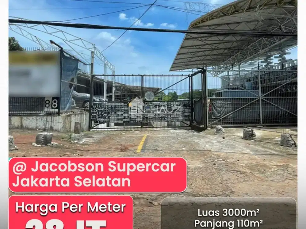 (RB) DI JUAL TANAH @JACOBSON SUPERCAR, JAKSEL