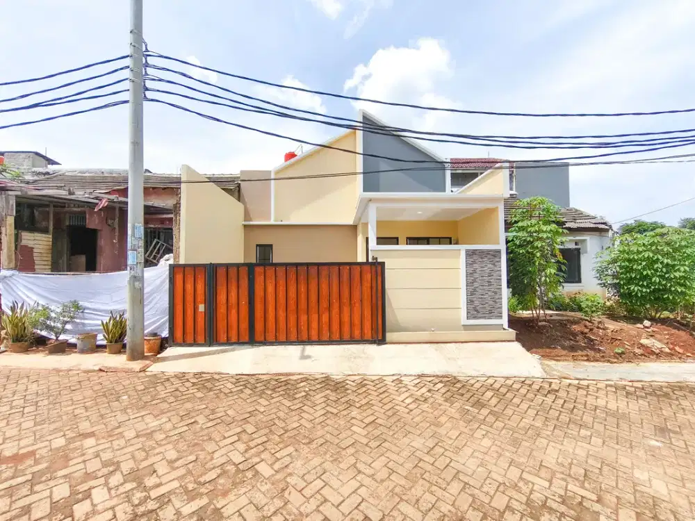 Rumah Hadap Timur 15 Menit ke Stasiun Cisauk Dibantu KPR J-38022