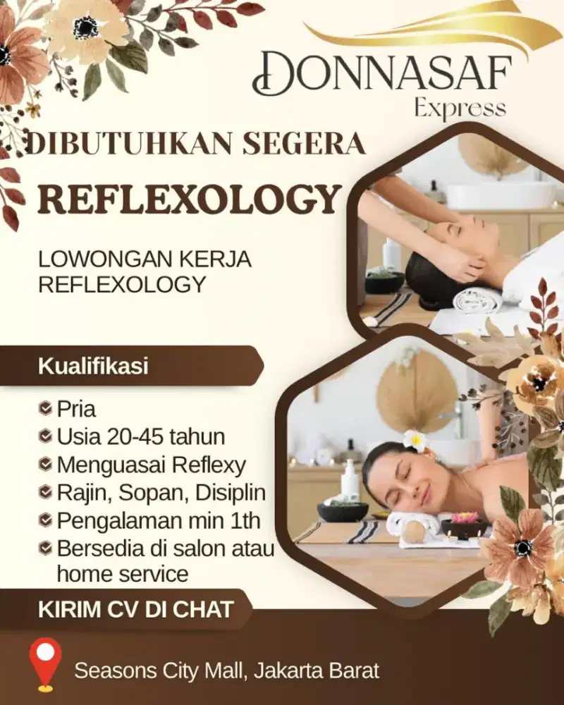 DIBUTUHKAN SEGERA REFLEXI REFLEX REFLEXY TOTOK