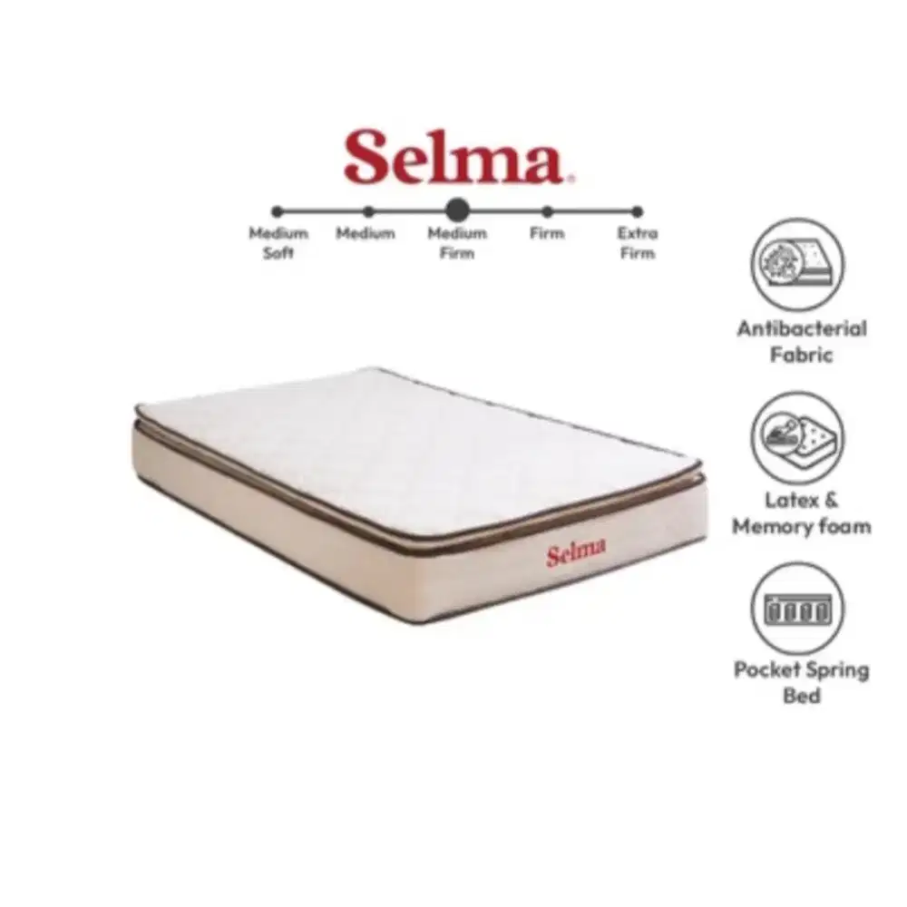 Selma 120x200x27 Cm Sare Nazare Kasur Pocket Springbed In Box