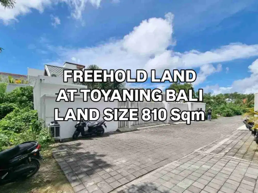 Tanah Strategis Komplek Villa Toyaning Ungasan Pecatu Bali