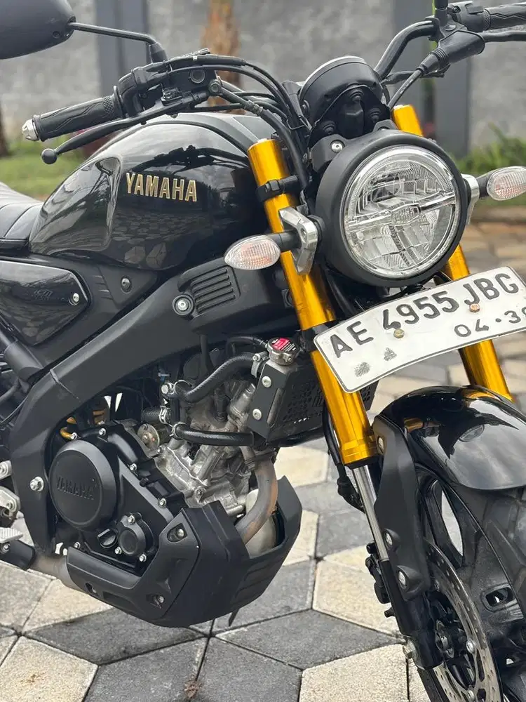 Yamaha XSR 155 VVa 2025 Hitam Nopol AE Koko Motor