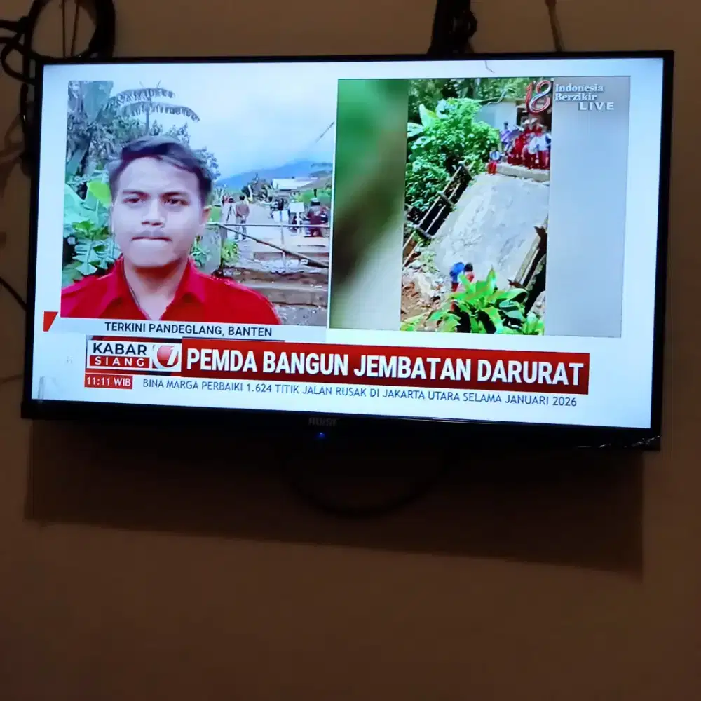 dijual tv android 32 inch merk noise bonus antena