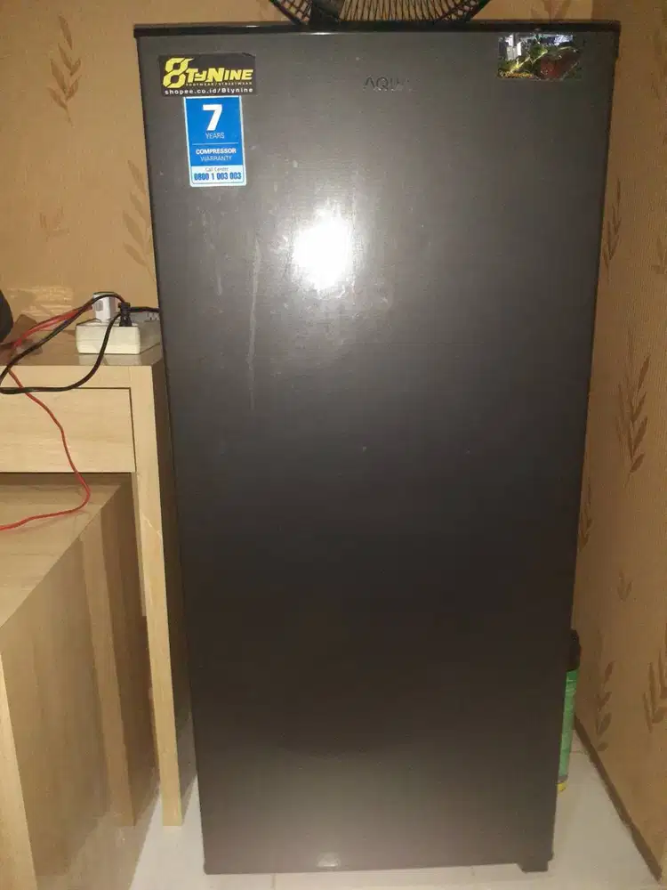 PAKET Kulkas AQUA 1 Pintu AQR-D191 & Mesin Kasir CASIO 130CR