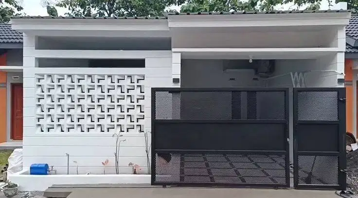 Pagar minimalis sliding / lipat, tukang bikin pagar bandung cimahi