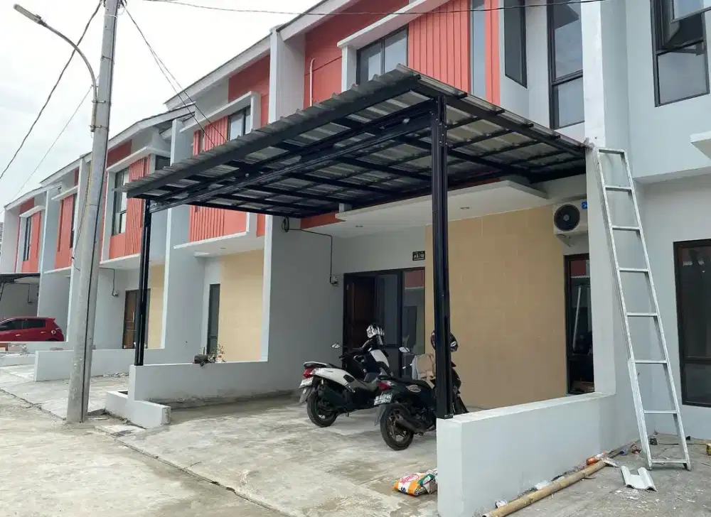 Pasang kanopi baja ringan