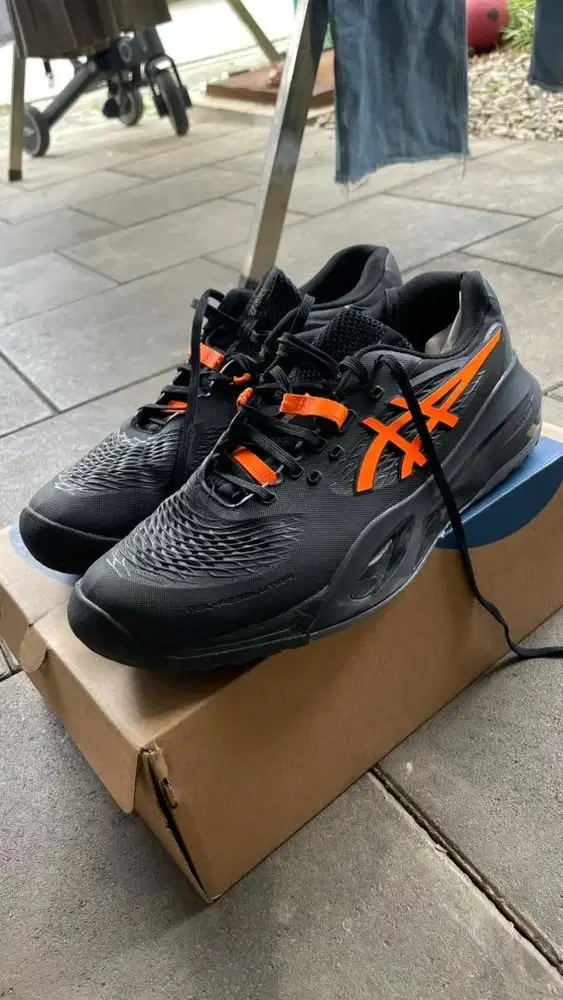 Sepatu Padel / Tenis Asics Gel Res X Sz 45