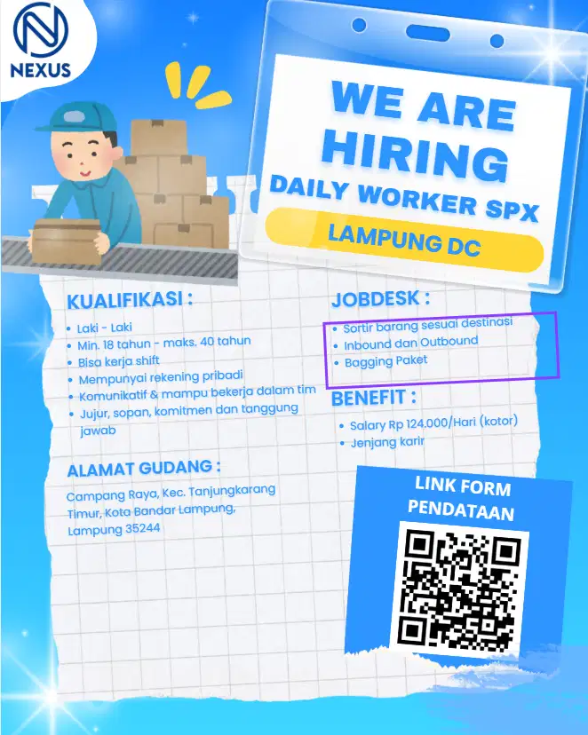 LOKER LAMPUNG DC