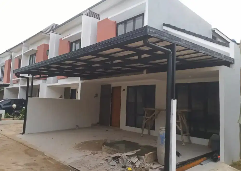 Pasang kanopi baja ringan