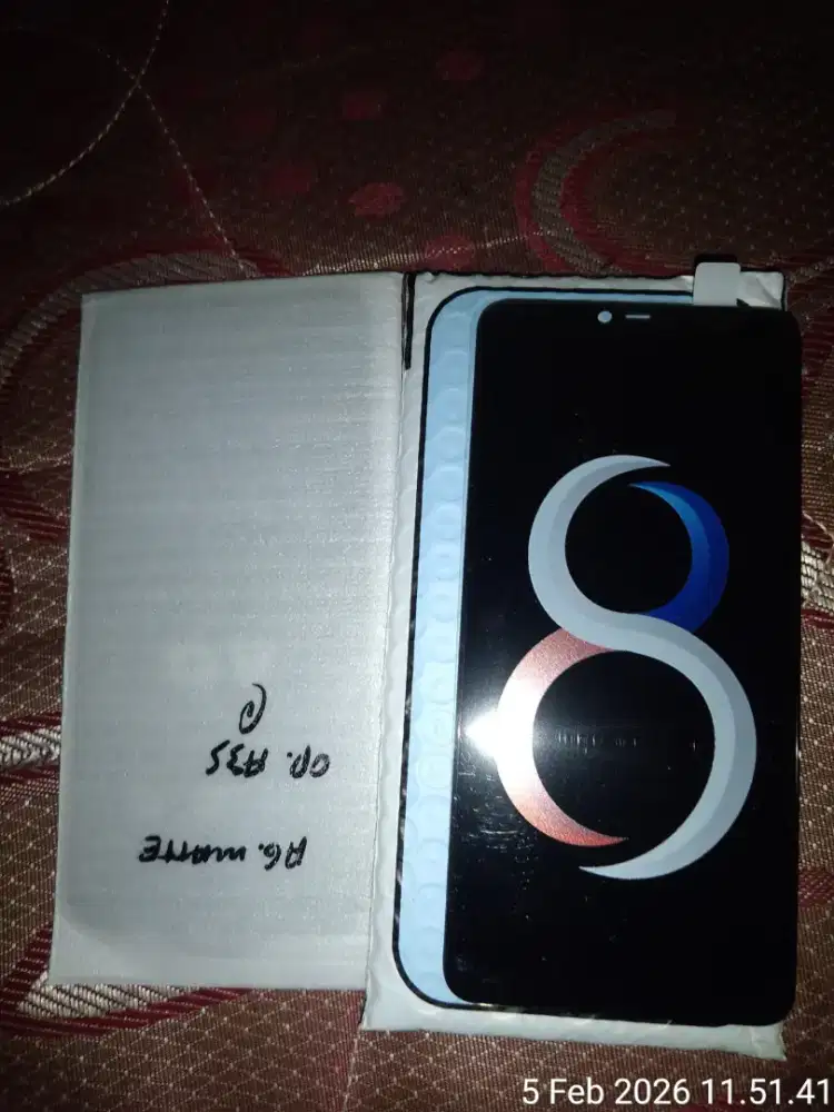 Lcd dan tempered glass Oppo A3S