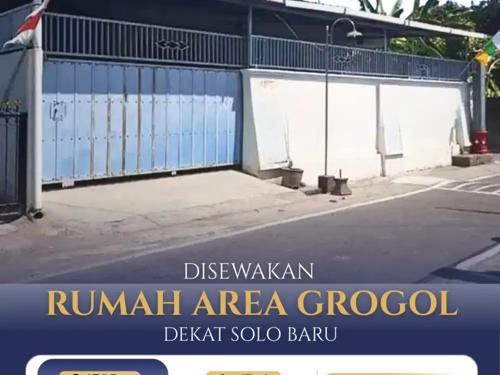 Rumah 1 Lantai Lokasi Strategis Dekat Solo Baru