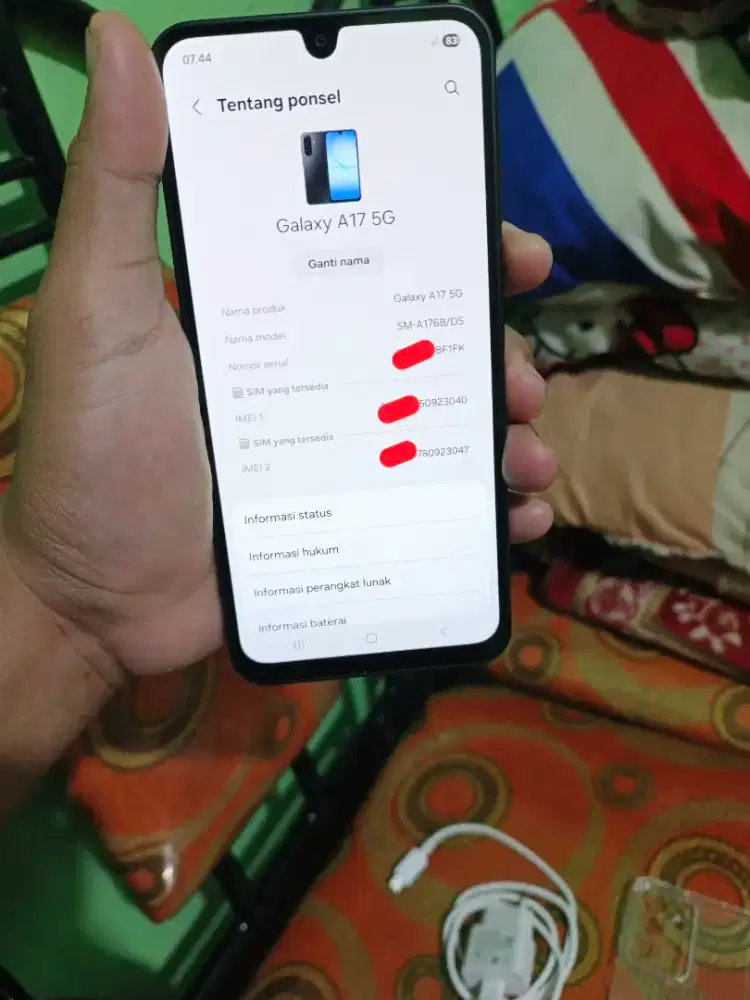 Samsung A17 5G Ram 8/245 Awesome Black