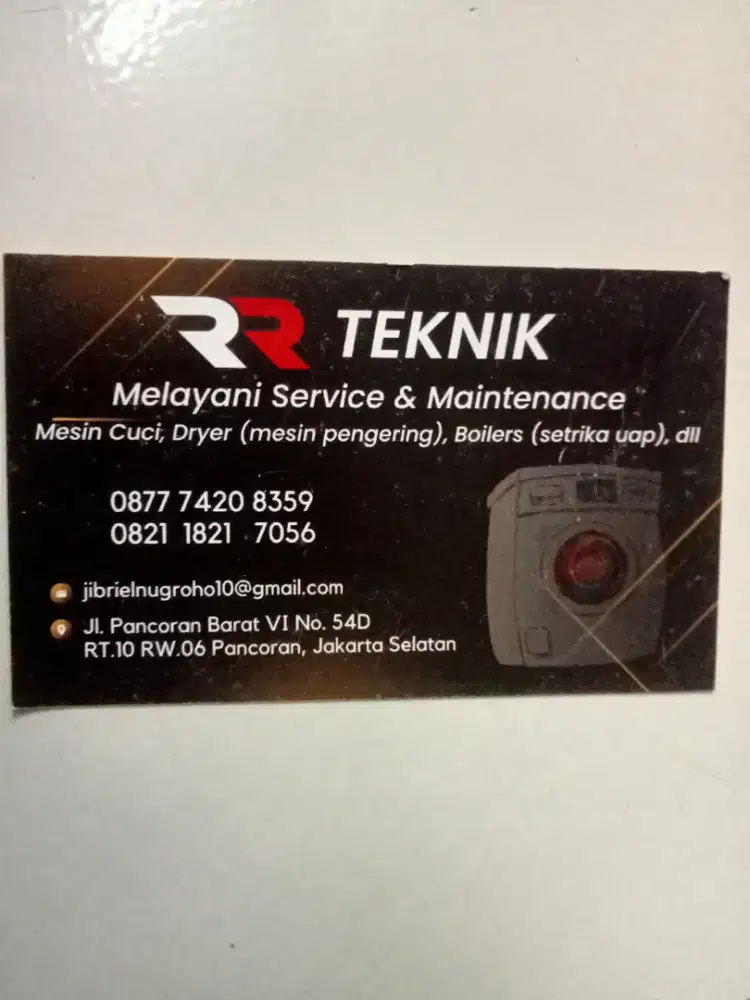 Tehnisi mesin laundry