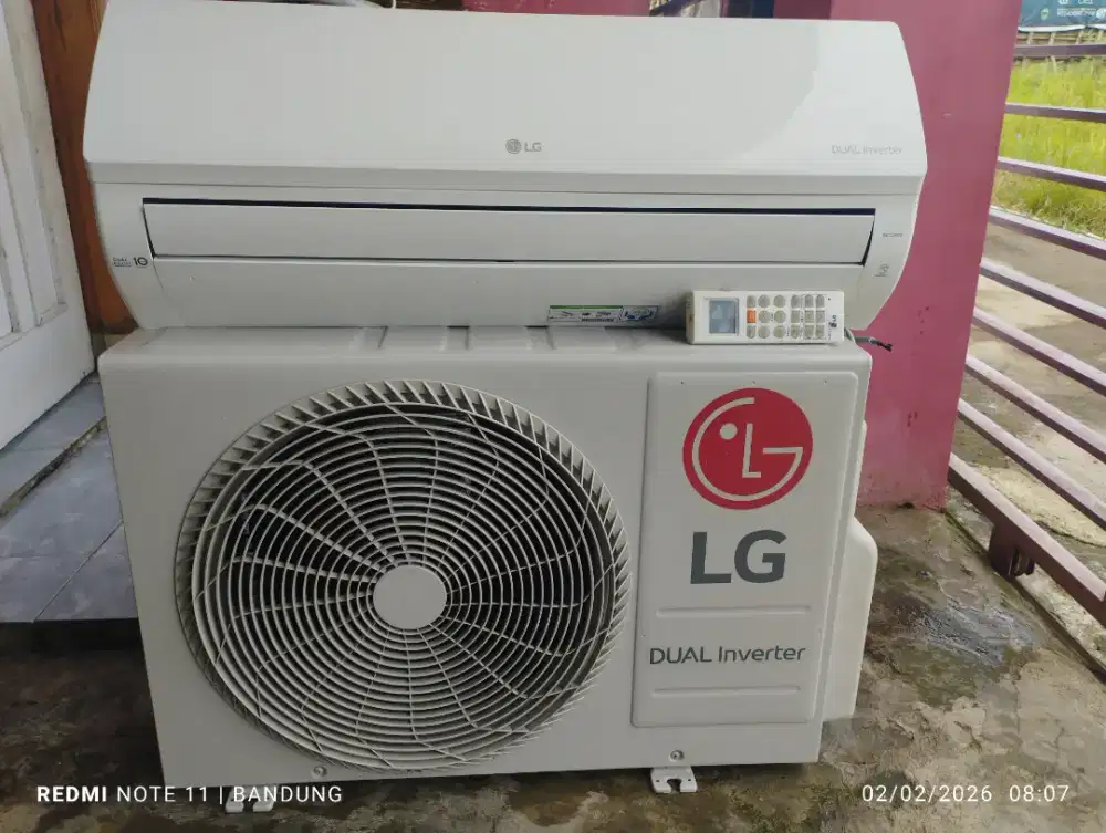 Ac LG dual inverter r32 1/2pk+pasang garansi