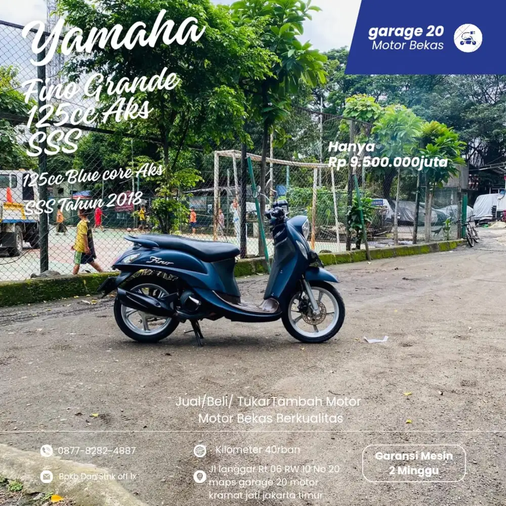 Yamaha Fino Grande 125cc Bluecore Aks Sss Tahun 2018