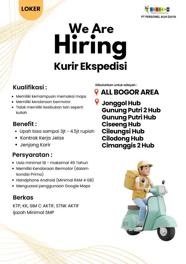 KURIR MOTOR EKSPEDISI SHOPEE