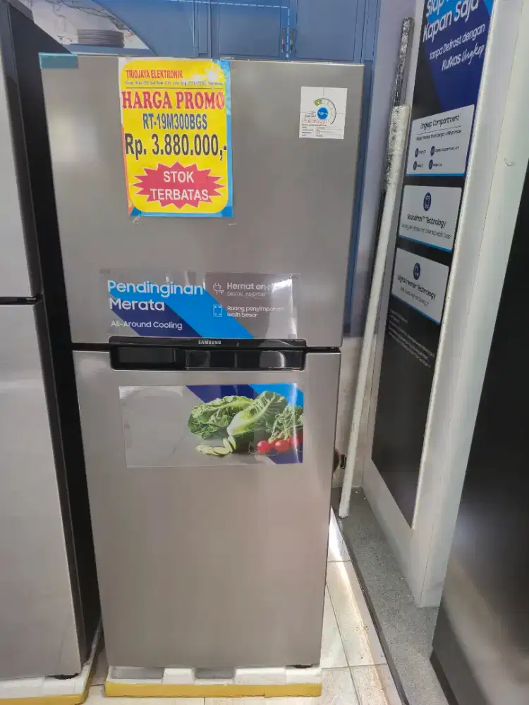 CREDIT KULKAS SAMSUNG 2PINTU PROMO BUNGA 0% FREE 1KALI CICILAN