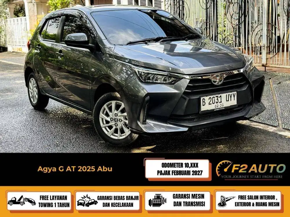Toyota Agya G CVT 2025 Abu Metalik