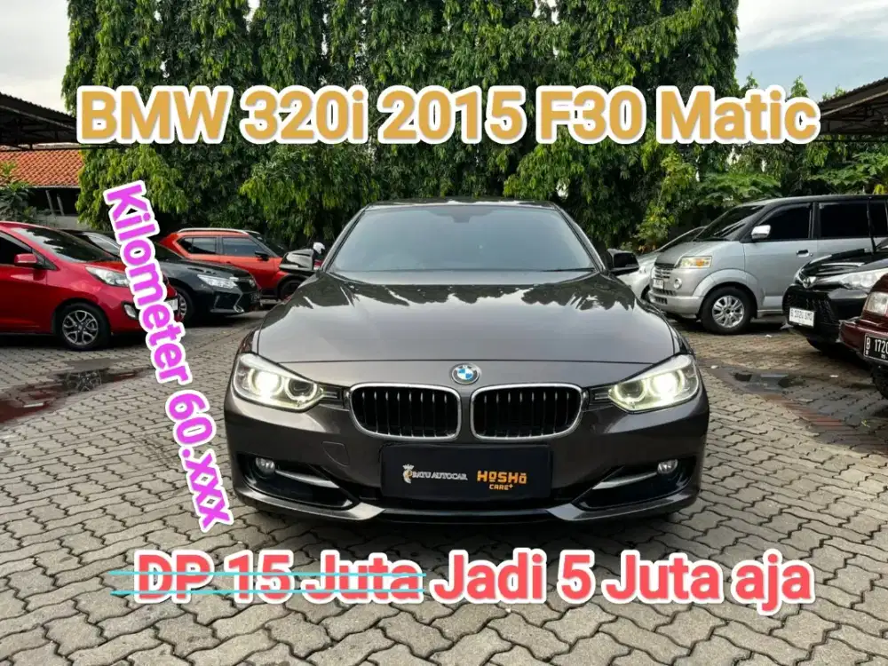 TERMURAH 5JT BMW 320i 2015 F30 SPORT LOW KM 60RB!!