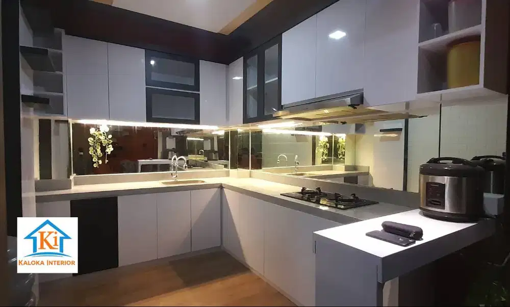 Jasa Buat Kitchen Set Sidoarjo, Kaloka Interior