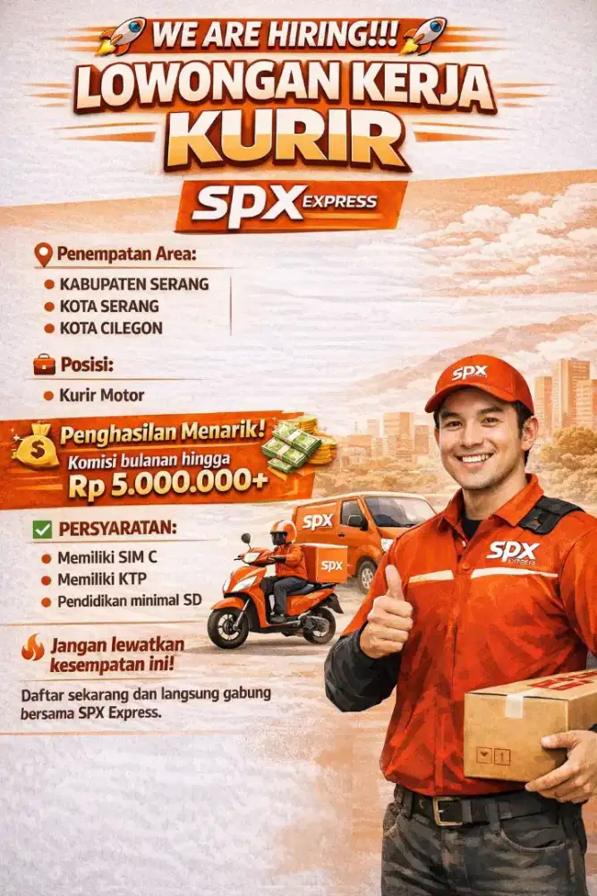 LOWONGAN KERJA MITRA RIDER DAN DRIVER SPX EXPRESS