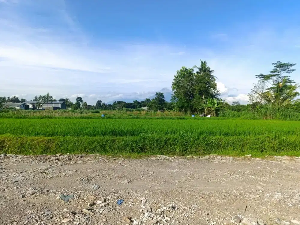 Tanah Sleman View Merapi, Lokasi Mangku Jalan Raya