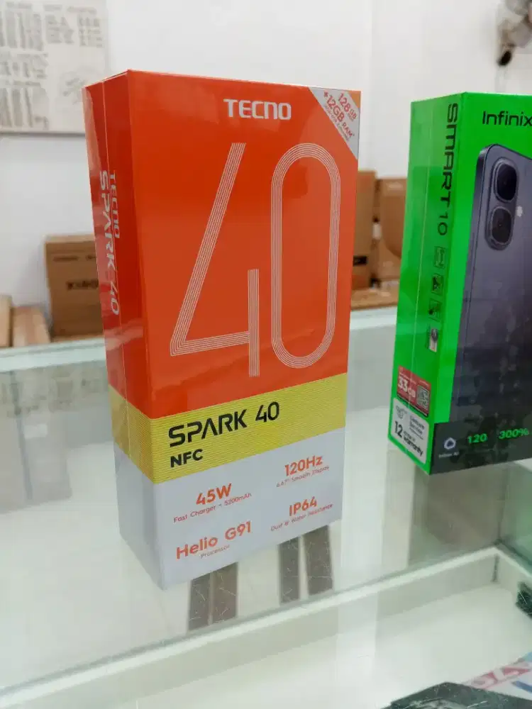 Tecno spark 40 ram 6 Rom 128 gb