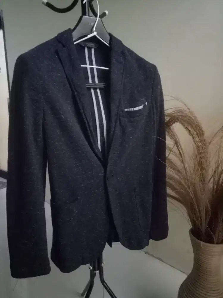 Zara Man Navy Lightweight Jacket , Size EUR 46 (UK 36)