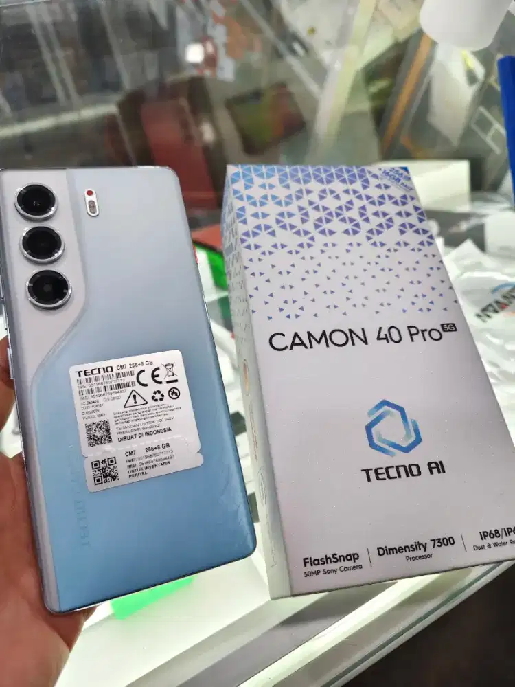 Tecno camon 40 pro 5g mulus garansi panjang