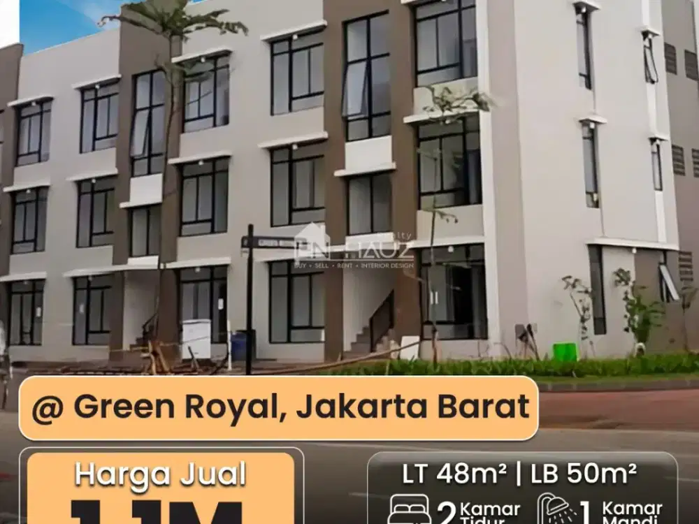 (MT) DI JUAL CONDO HOUSE @GREEN ROYAL, JAKBAR