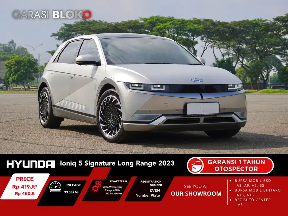 (Warranty ON) Hyundai Ioniq 5 EV Signature Long Range Bluelink 2023