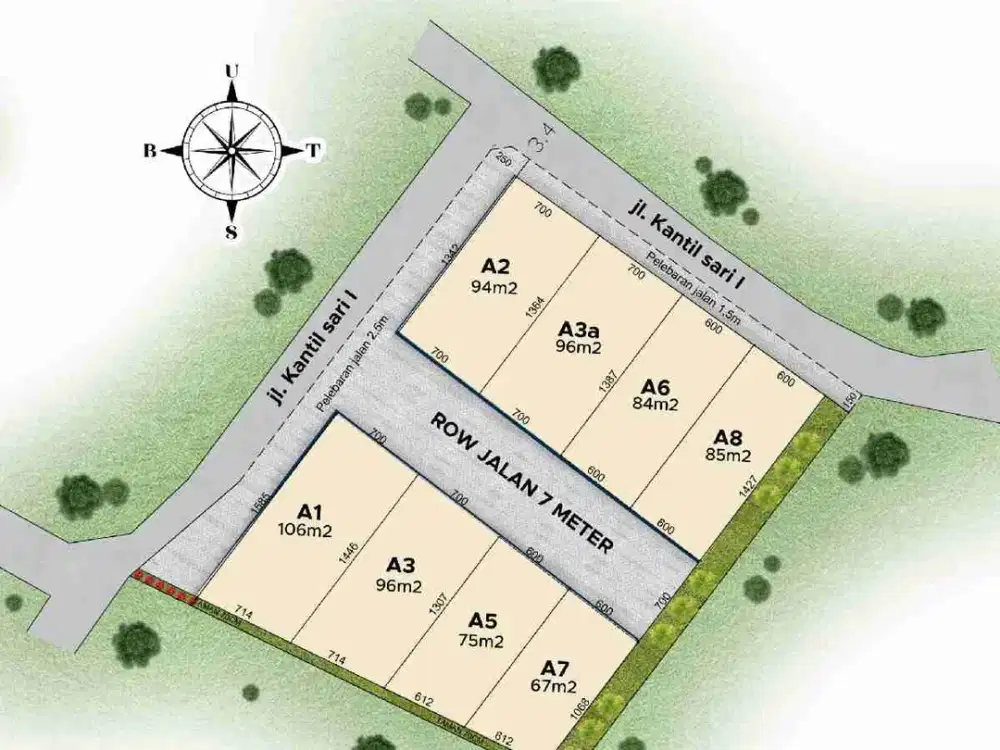 DIJUAL TANAH KAVLING DI BELAKANG TRANSMART SRONDOL BANYUMANIK SEMARANG