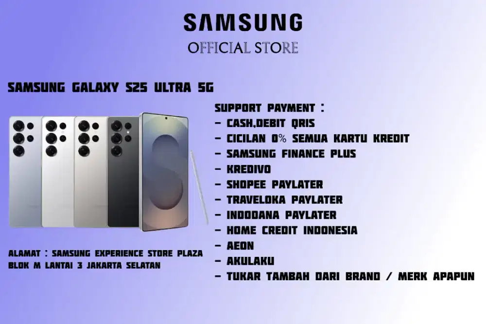 PROMO Samsung Galaxy S25 Ultra 5G Garansi 100% Resmi SEIN