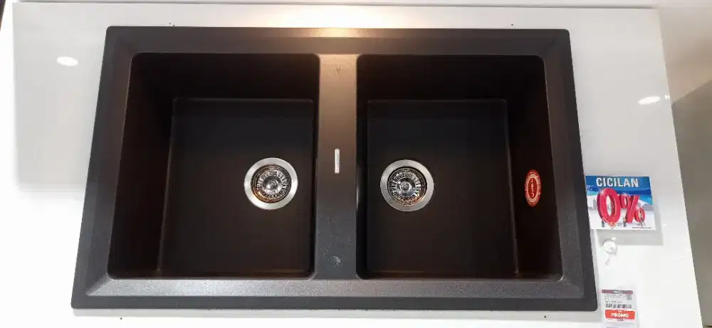 C/TEKA GRANITE SINK STONE 90-TG 2B BLACK