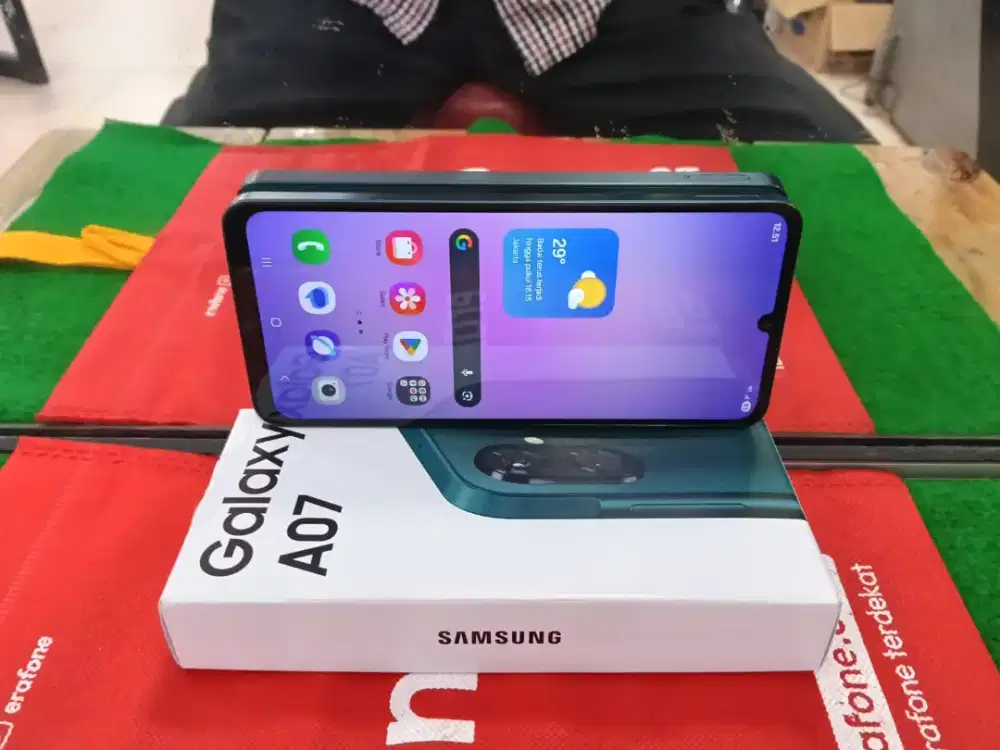 Samsung A07 Ram 8/256 GB mulus 1bln pke lengkap