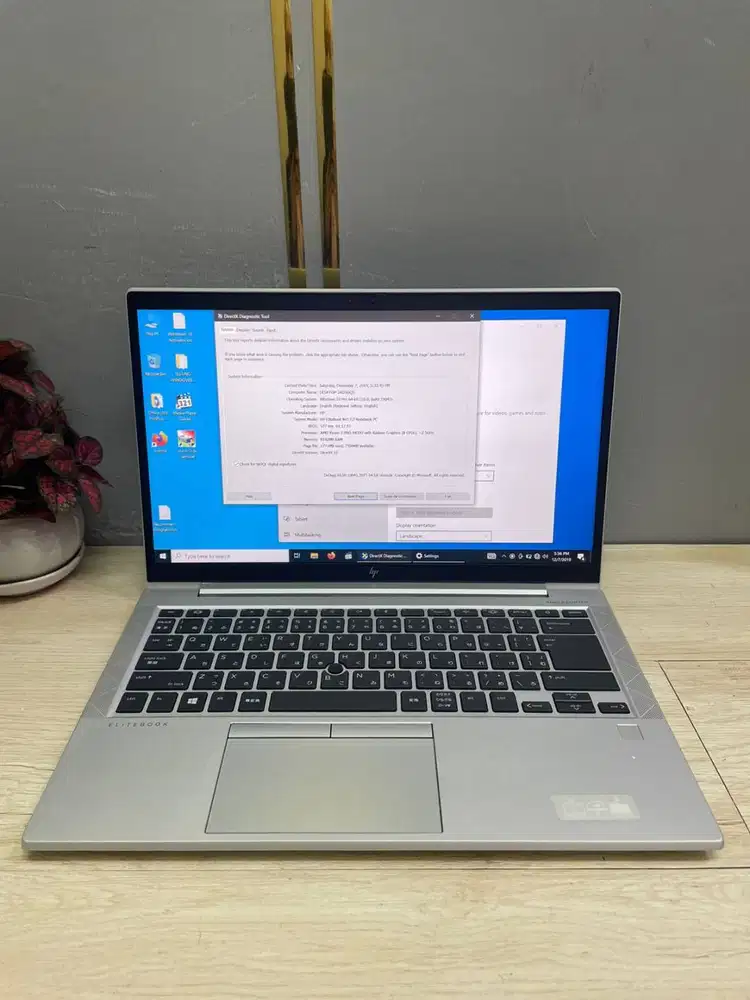 Laptop HP Elitebook 845 G7 8/256 Siap Pakai