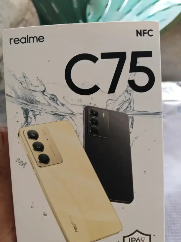 Jual hp realme c75 rom8+8/128 gb  6000 MHA