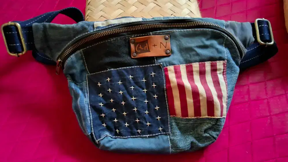 waistbag sashiko denim (limited stock)