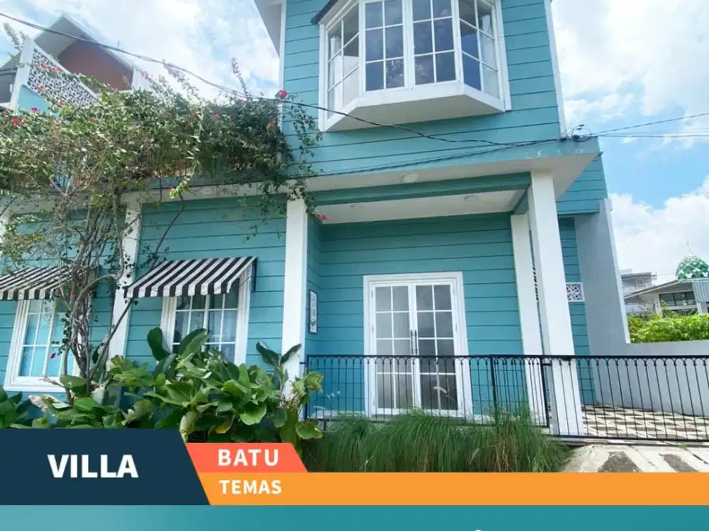 Dijual Villa Full Furnish View Gunung di Temas Batu Malang