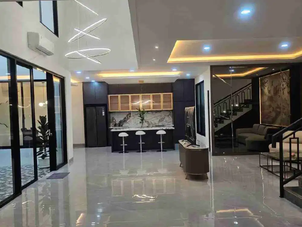 Rumah Baru Alam Sutera Harmoni bagus siap huni furnish american classic