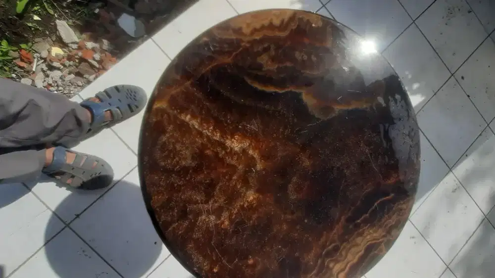 Meja batu alam jadul