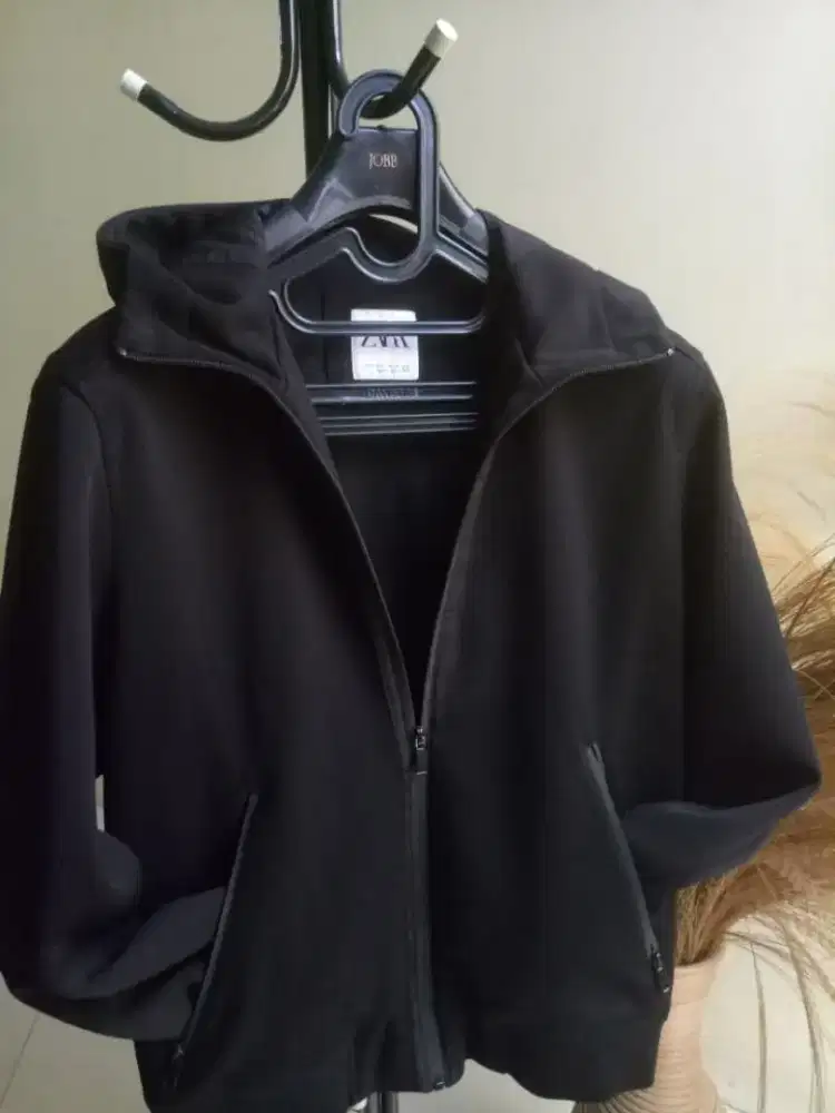 jacket hoodie zipper Zara Original