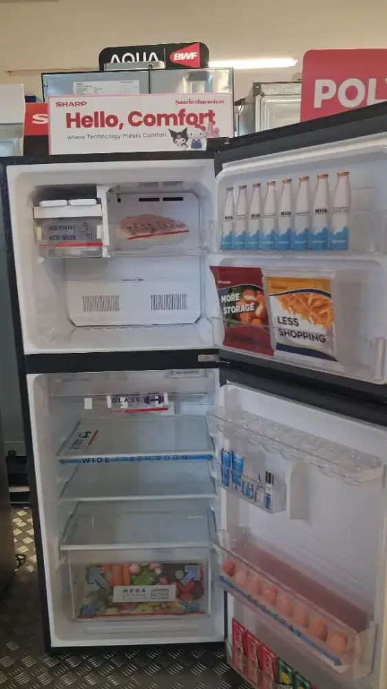 PROMO CICILAN FREE 1× KULKAS SHARP 2 PINTU 205L