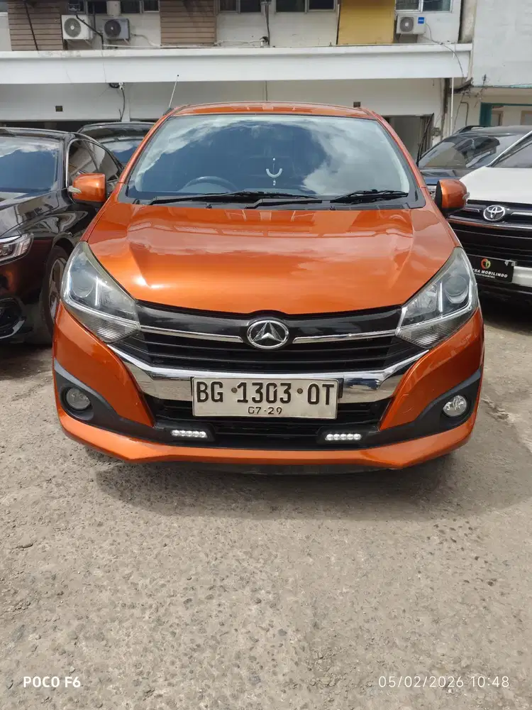 Daihatsu Ayla 1.2 R Manual 2019 Orange Metalik Super Istimewa