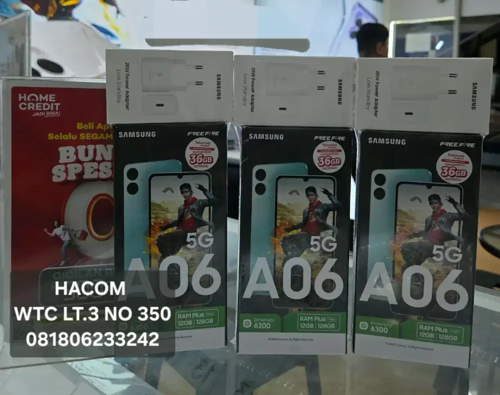 Samsung A06 5G 6+6/128 Baru Garansi resmi