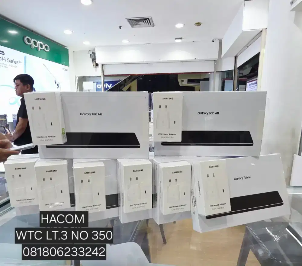 Samsung Tab A11 Lte 4/64 Baruu garansi resmi